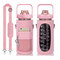 Water bottle rubber vacuum bling stainless steel  with sleeve and strap phone holder 1l, to 1.5l. to 2l
